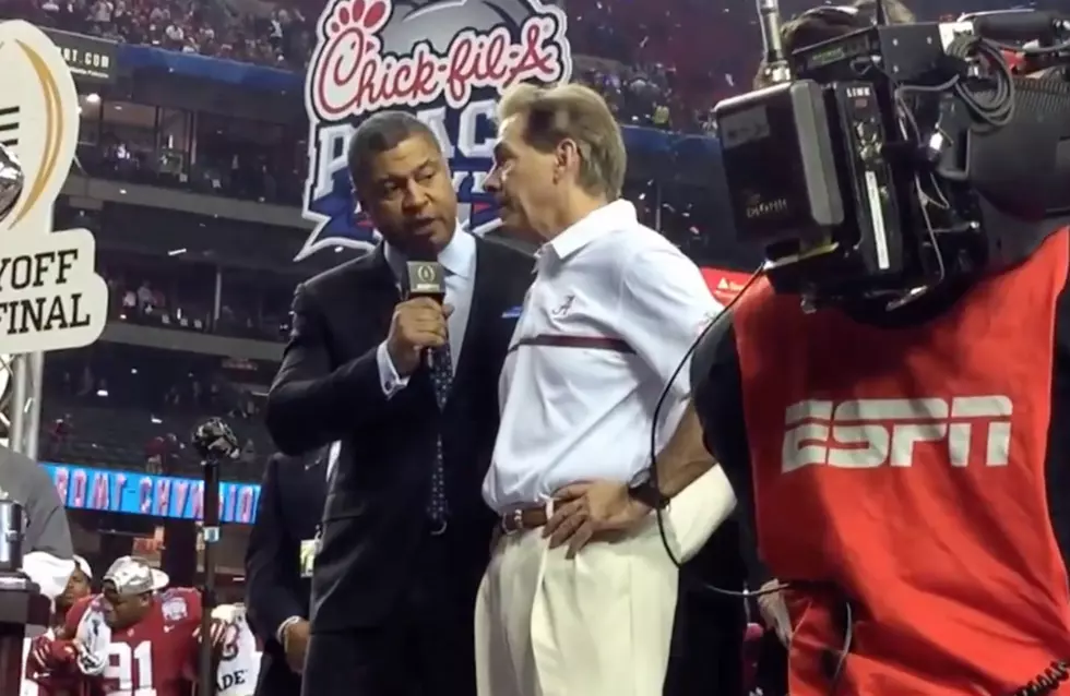 VIDEO: Watch Alabama Celebrate a Chick-fil-A Peach Bowl Victory